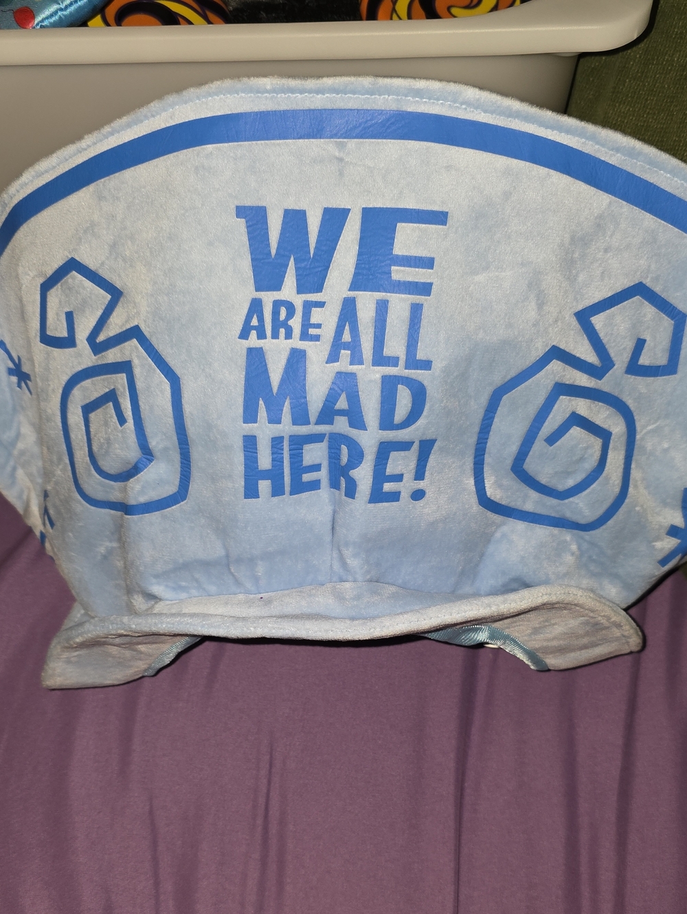 Disney's Alice In Wonderland 'We Are All Mad Here' Costume Hat